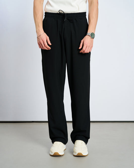 Bol Kesim Basic Pantolon - Siyah