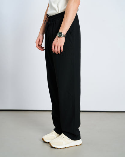 Bol Kesim Basic Pantolon - Siyah
