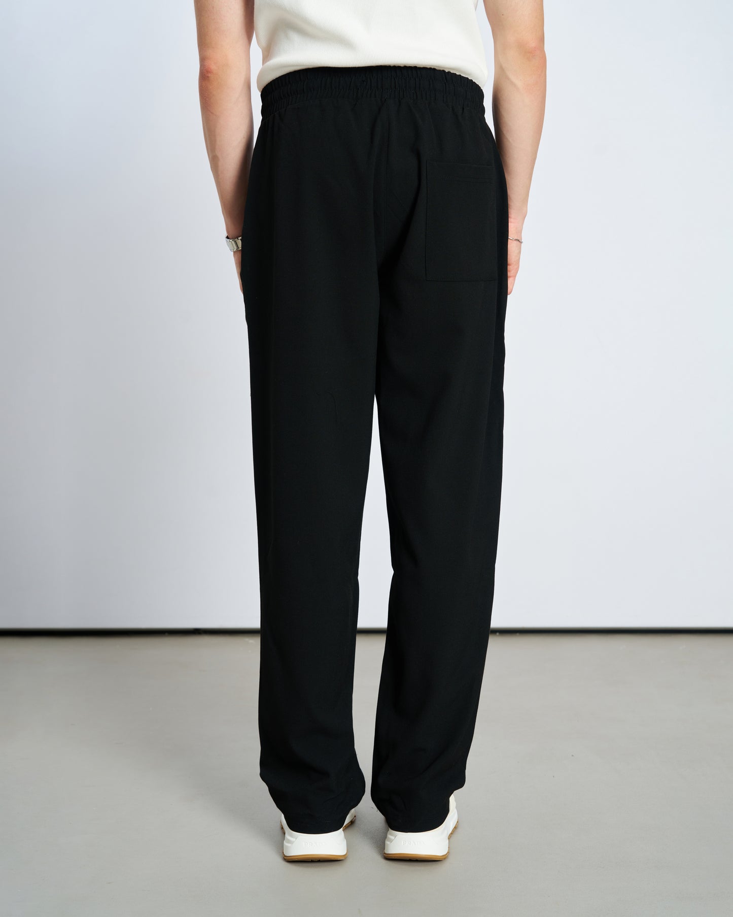 Bol Kesim Basic Pantolon - Siyah