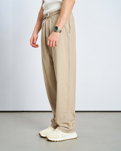 Bol Kesim Basic Pantolon - Taş